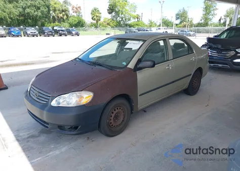 2003 Toyota Corolla Ce из США, поврежденный, VIN JTDBR32E030020102